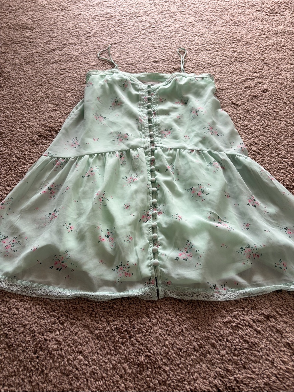 Abercrombie V-neck Button Mini Dress